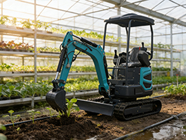 TOVISEN 小型挖掘机 18Q：苗圃新品种培育中的高效作业利器