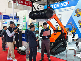 TOVISEN 闪耀 2025 北京工程机械展次日：高适应性机械引全球客户聚焦